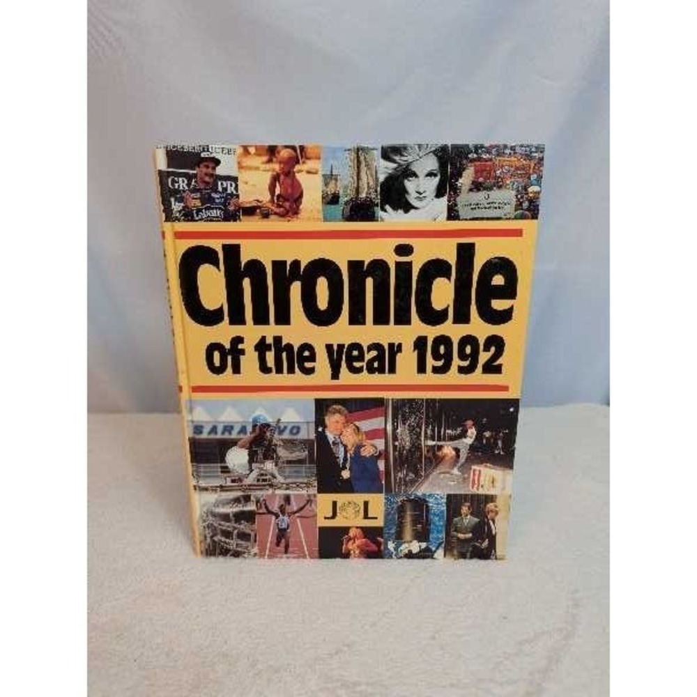 Chronicle of the Year 1992 Yearbook Photo Journal Hardcover Book